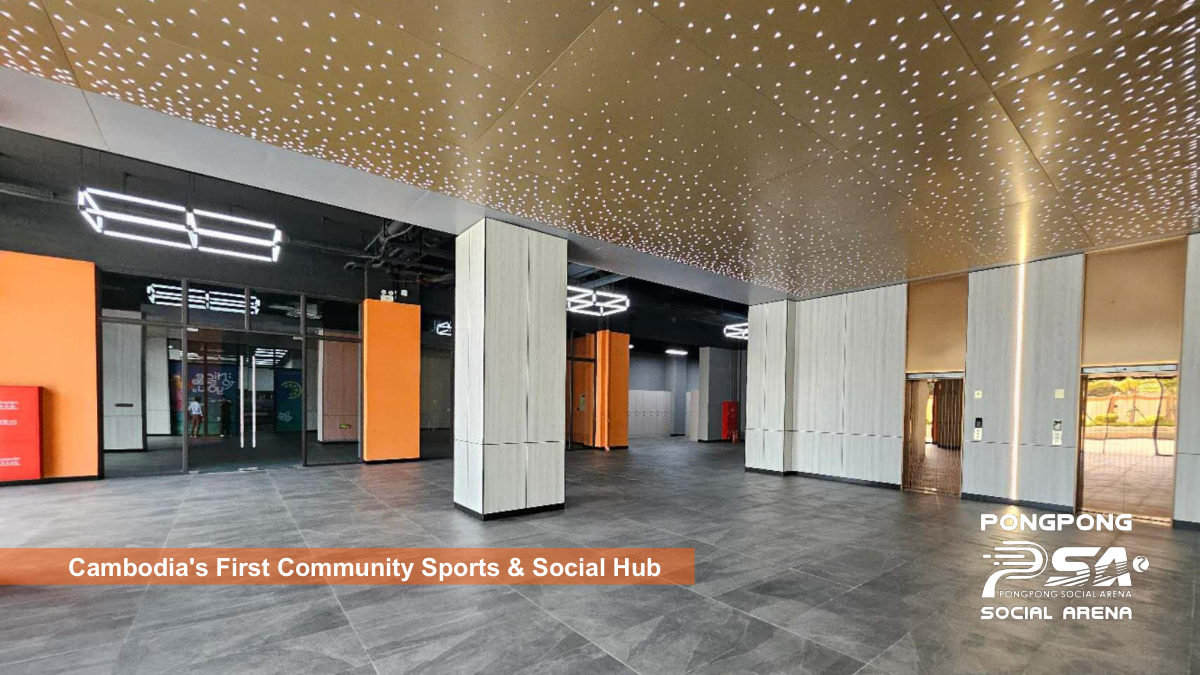 Sports and social hub interior